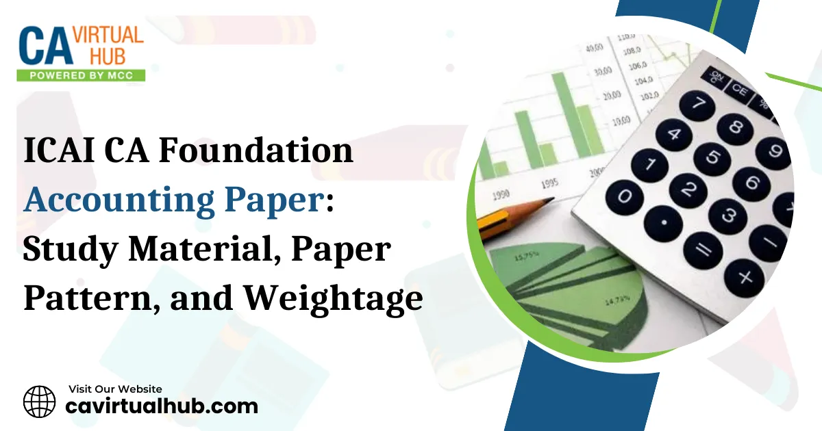 CA Foundation Accounting Paper