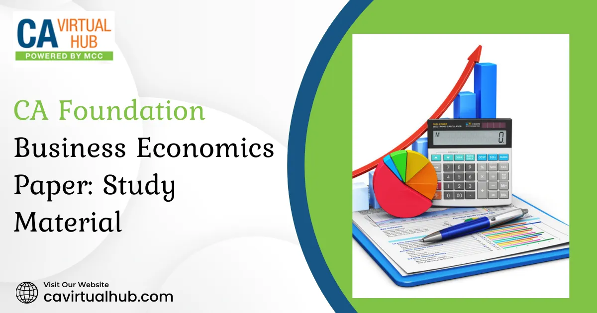 CA Foundation Business Economics Paper