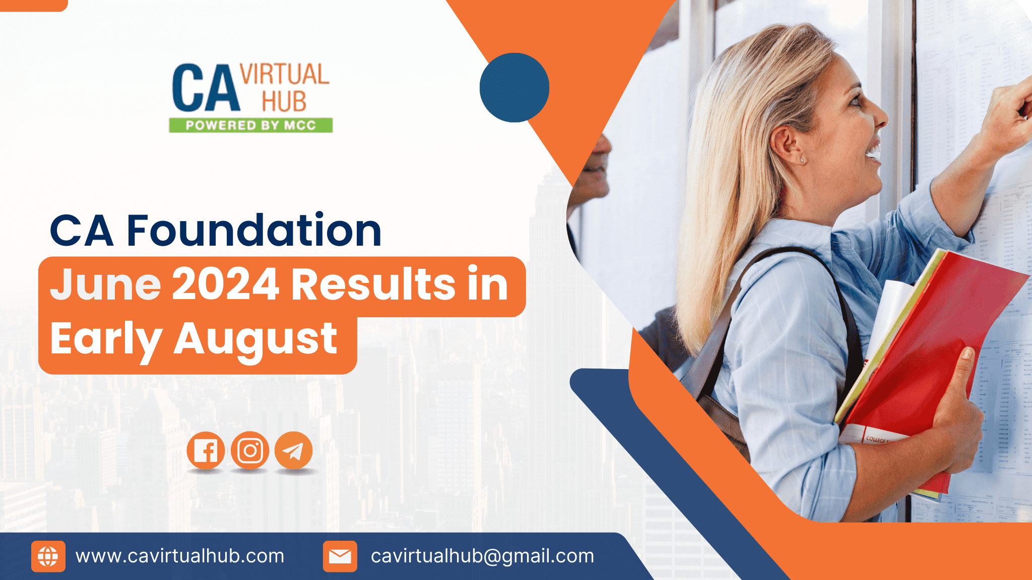 CA Foundation June 2024 Results in Early August & CA exams Sep 2024